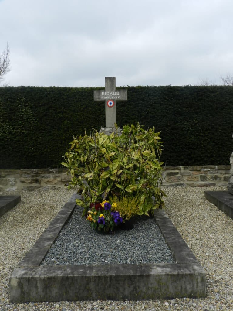 Tombe du soldat RIGAUD Marie Hippolyte Antoine, 2e classe, 6e compagnie